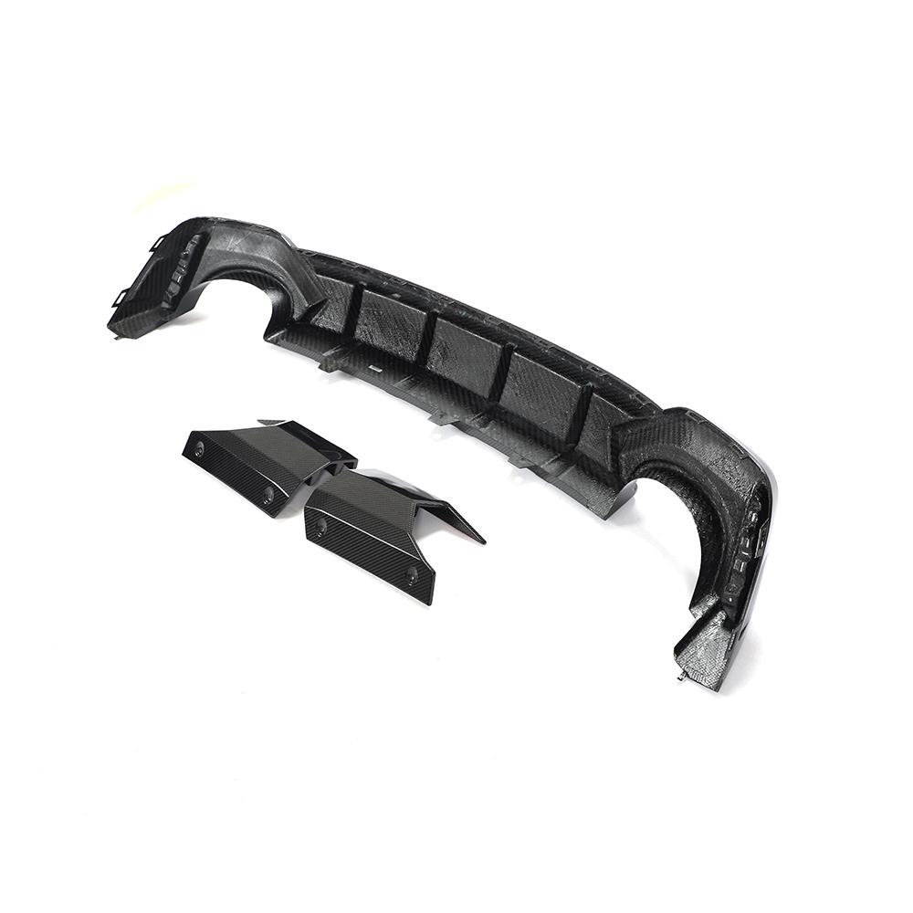 V5 Dry-Carbon Heckdiffuser für Audi RS6 C8 mit zusätzlichen seitlichen Carbon-Elementen
