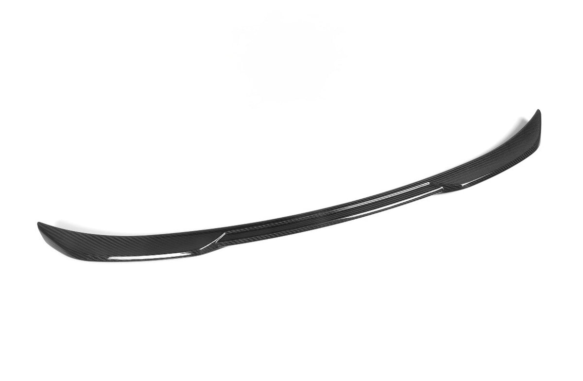 Dry-Carbon V7 Heckspoiler für BMW 3er G20 und 4er G22 mit sportlicher Spoilerkontur