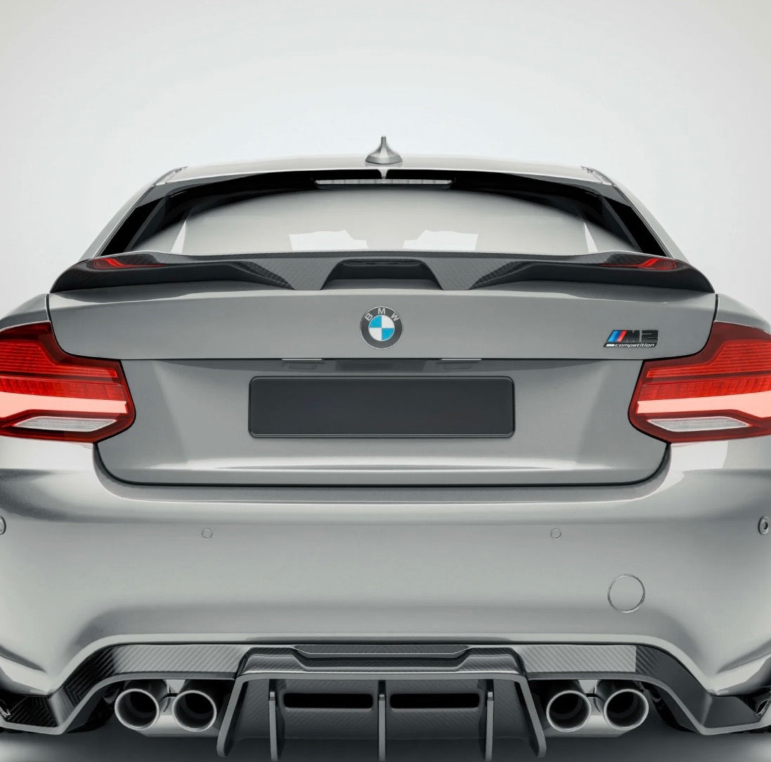 BMW M2 Competition F87C Carbon Diffusor Heckansicht