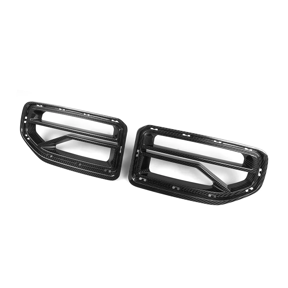 CPG+ V6 Dry-Carbon Frontgrill Set links und rechts passend für BMW M2 G87 – V-Style Carbon Kühlergrill