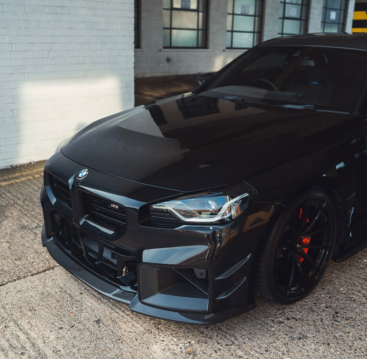     BMW M2 G87 CPG+ V3 Dry-Carbon Frontlippe Frontansicht