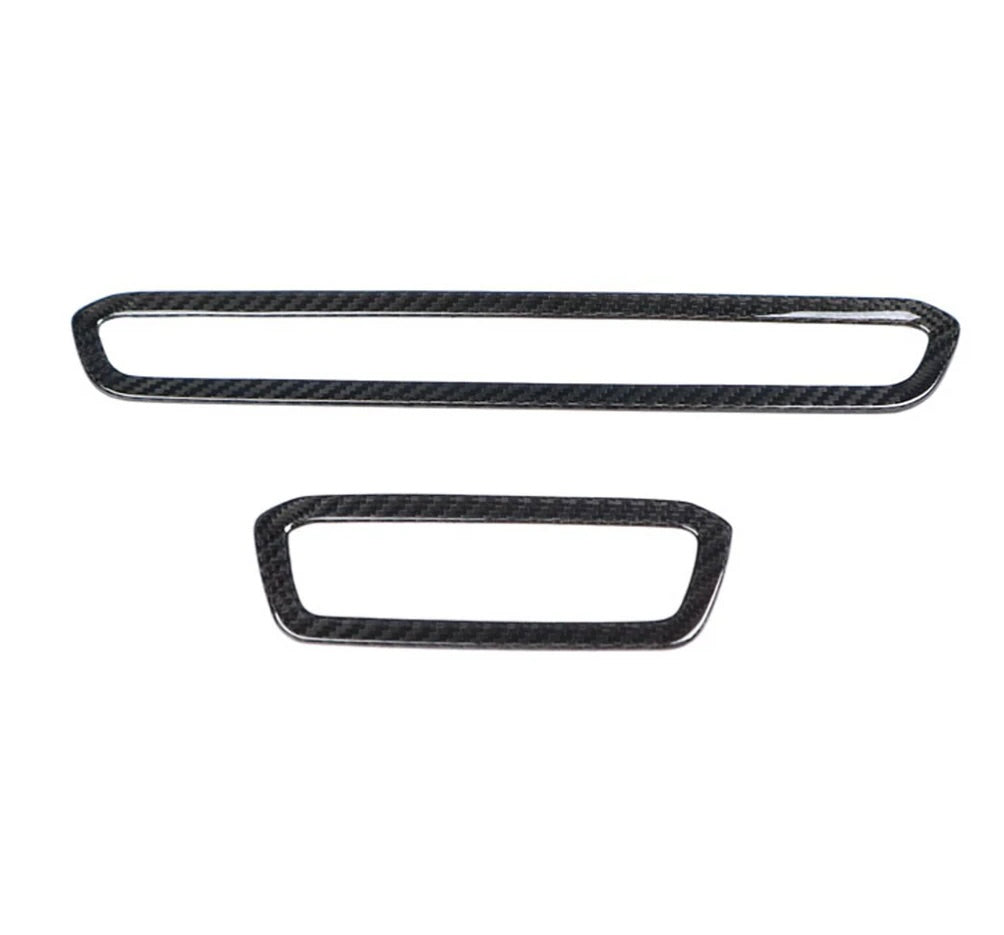 CPG+ V1 zweiteiliges Dry-Carbon Bedienelemente-Umrandung Set passend für BMW M2 G87 M3 G80 G81 M4 G82 G83