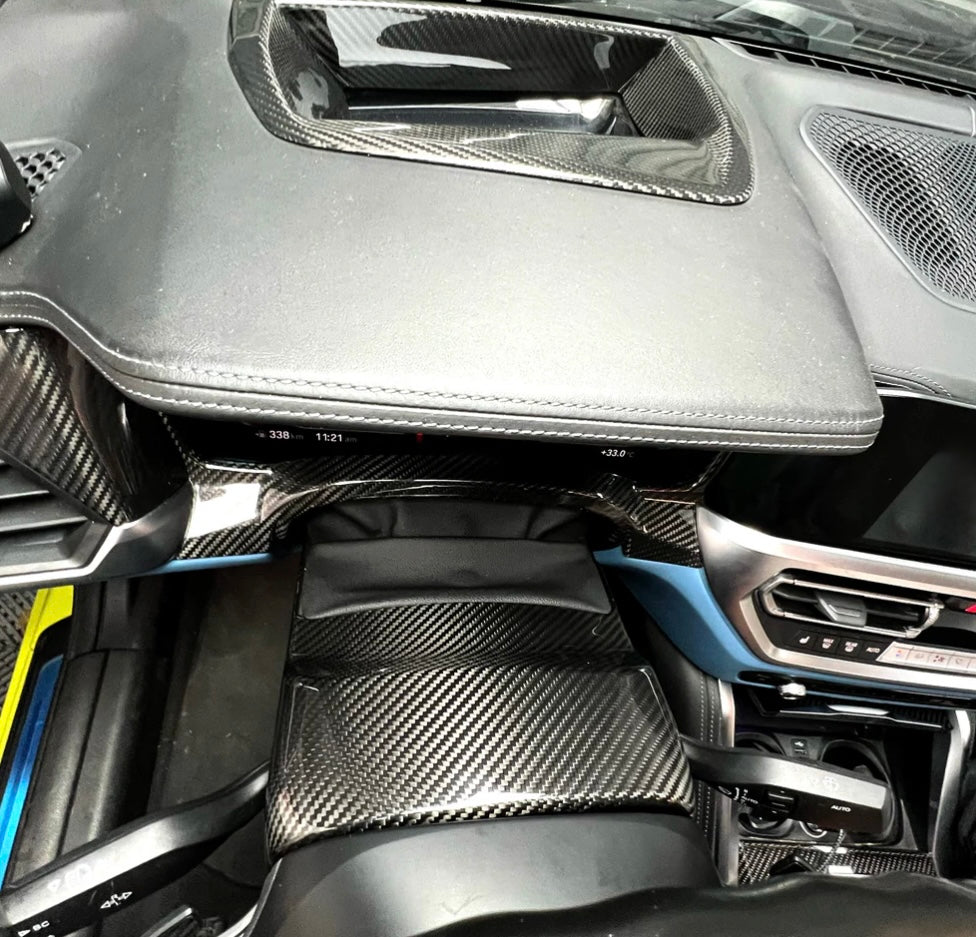 BMW M2 G87 M3 G80 und M4 G82 Carbon Lenksäulenverkleidung Cover-up