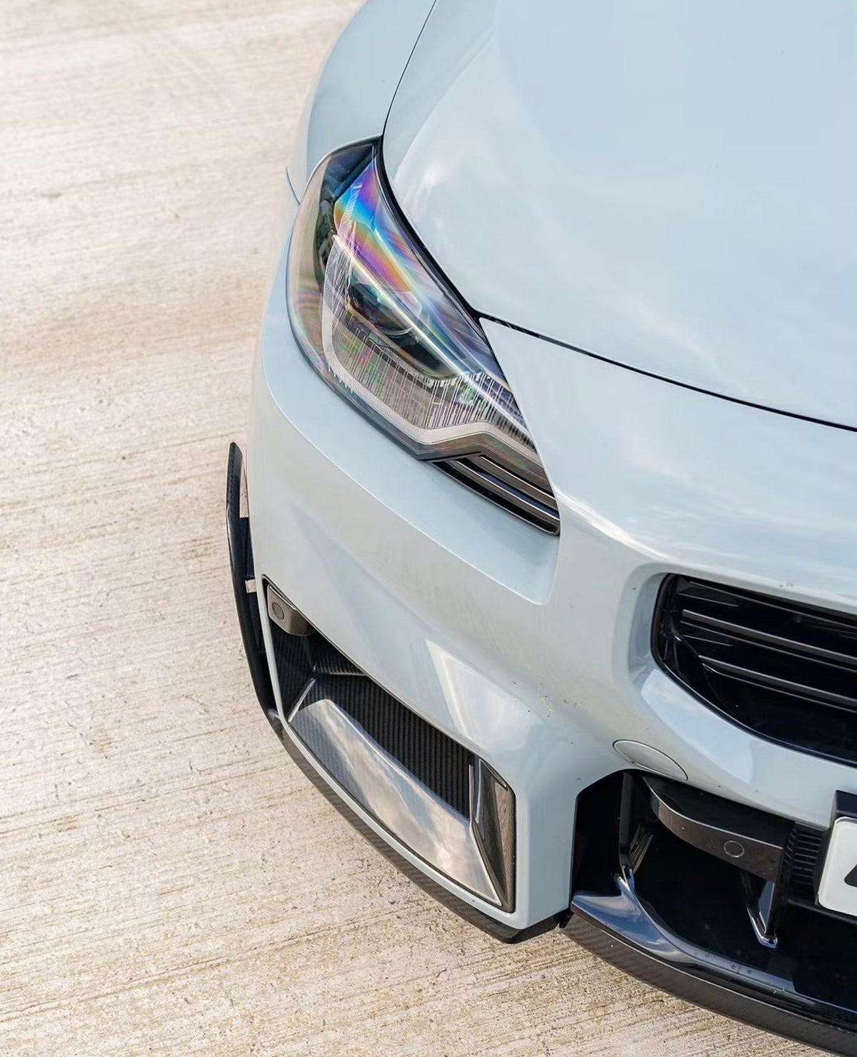 BMW M2 G87 MP V10 Carbon Frontsplitter Detailansicht
