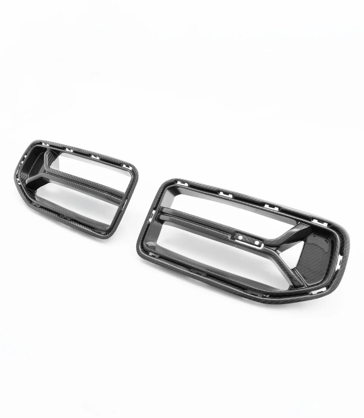 BMW M2 G87 V2 Frontgrill Set links und rechts aus hochwertigem Dry-Carbon.