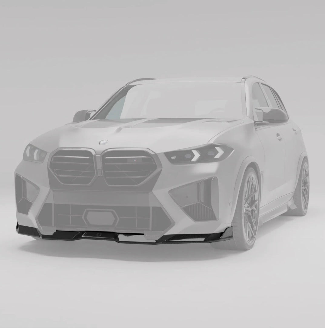 RV Carbon Frontlippe passend für BMW X5 M F95 LCI am Fahrzeug