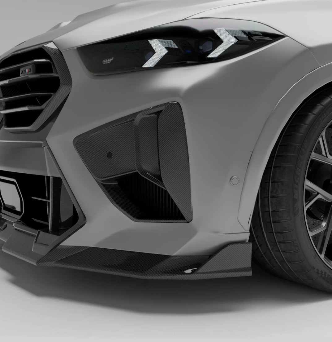 V2 RV Carbon Stoßstangen-Einsätze passend für BMW X5 M F95 LCI