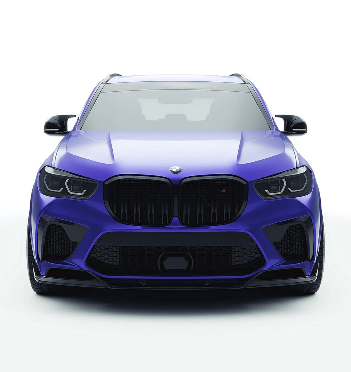 BMW X5 M F95 Pre-LCI mit Dry Carbon Kit Frontansicht