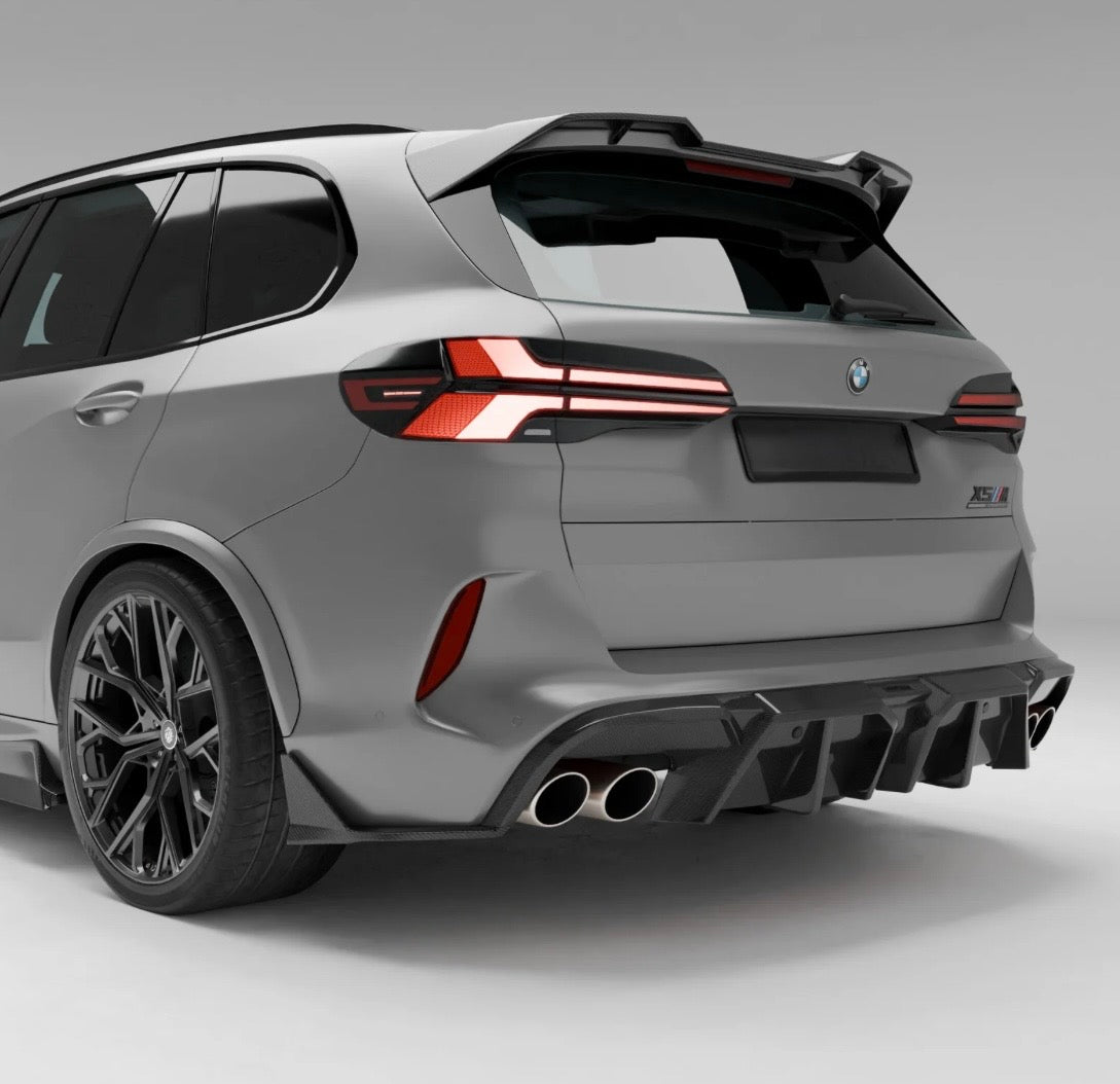CPG RV Carbon Dachspoiler passend für BMW X5 M F95 Heckansicht