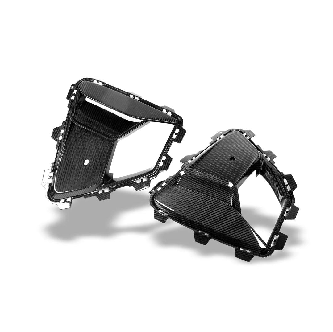 CPG V2 RV Stoßstangen-Einsätze Dry-Carbon passend für BMW X5 M F95 & X6 M F96 LCI