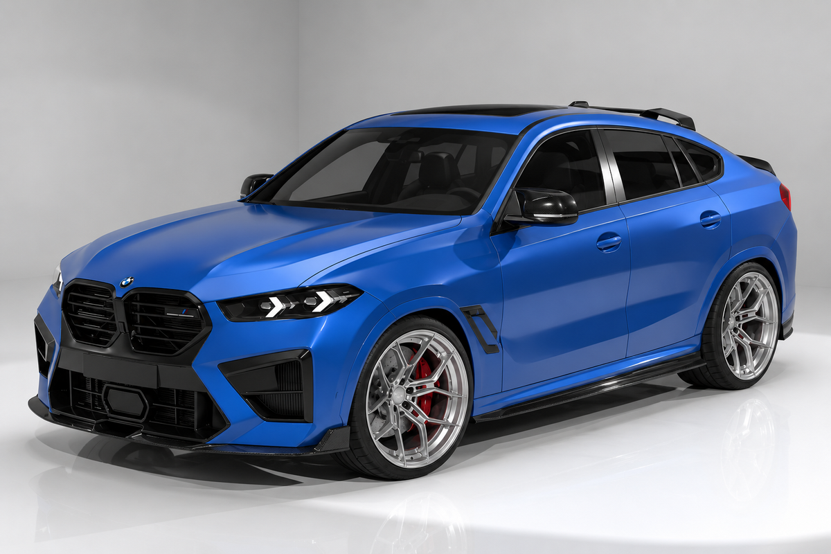 BMW X6 M F96 LCI V1 Frontlippe aus Dry Carbon