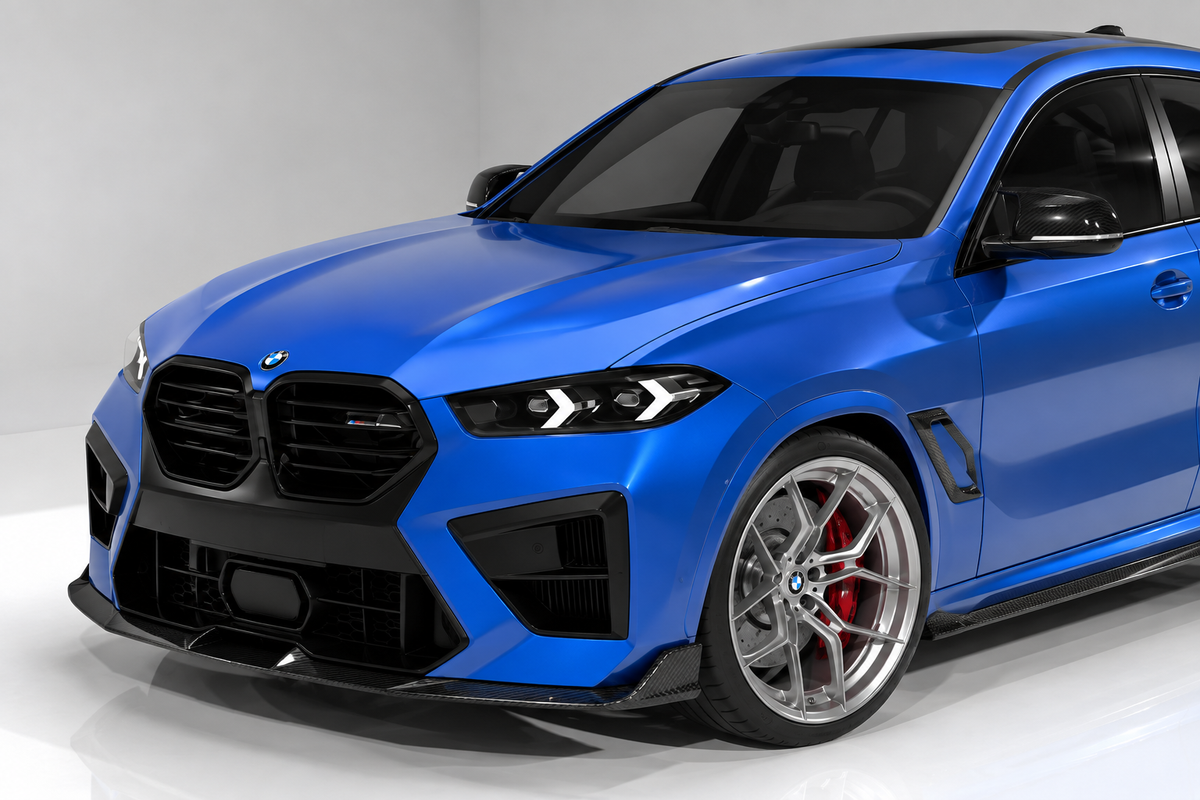 BMW X6 M F96 LCI V1 Carbon Kit Frontansicht