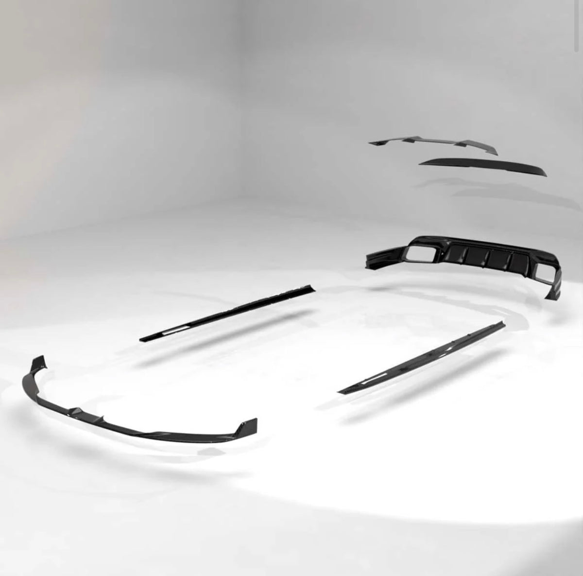 BMW X6 M F96 LCI V1 Komplettset aus Dry Carbon