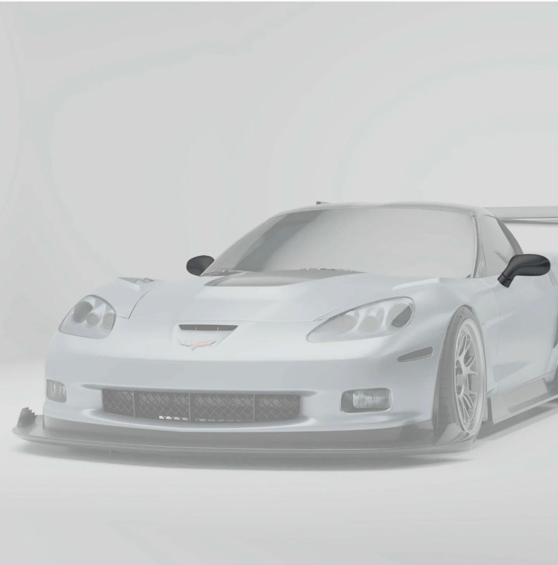 Corvette C6 mit RV V2 Spiegelkappen aus Dry-Carbon – sportliches Carbon Upgrade