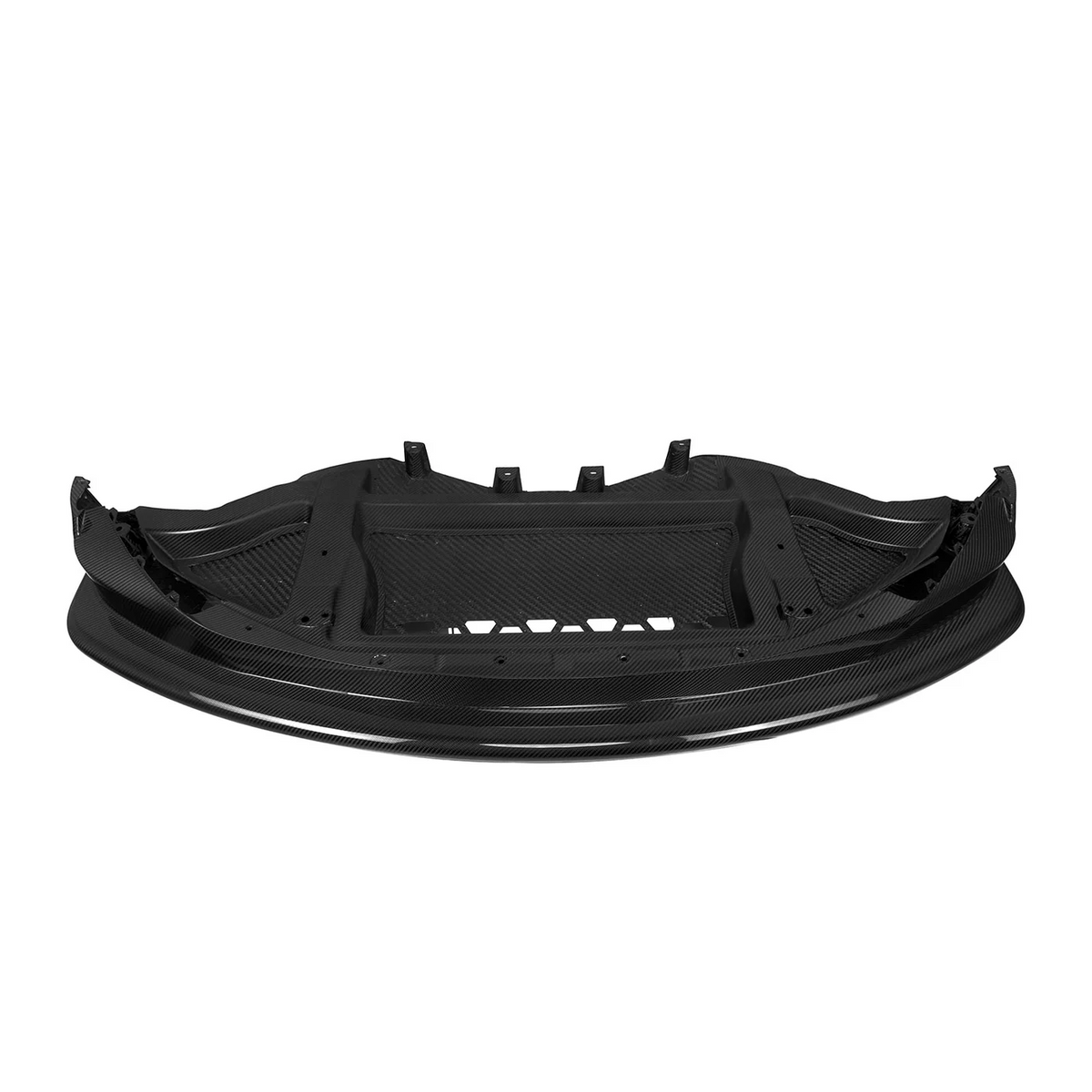 CPG+ GT4 Frontlippe aus Dry-Carbon passend für BMW M3 G80 G81 und BMW M4 G82 G83 mit markantem Motorsport-Design