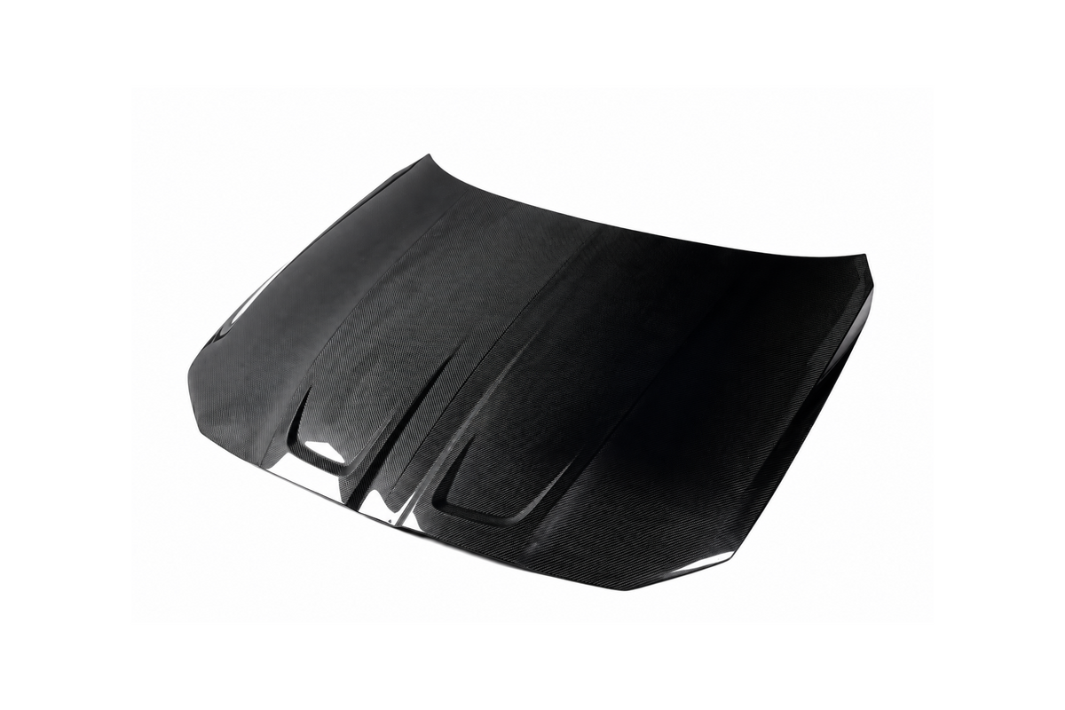 CPG+ V5 OEM+ Dry-Carbon Motorhaube passend für BMW M3 G80 G81 und M4 G82 G83 – Oberseite