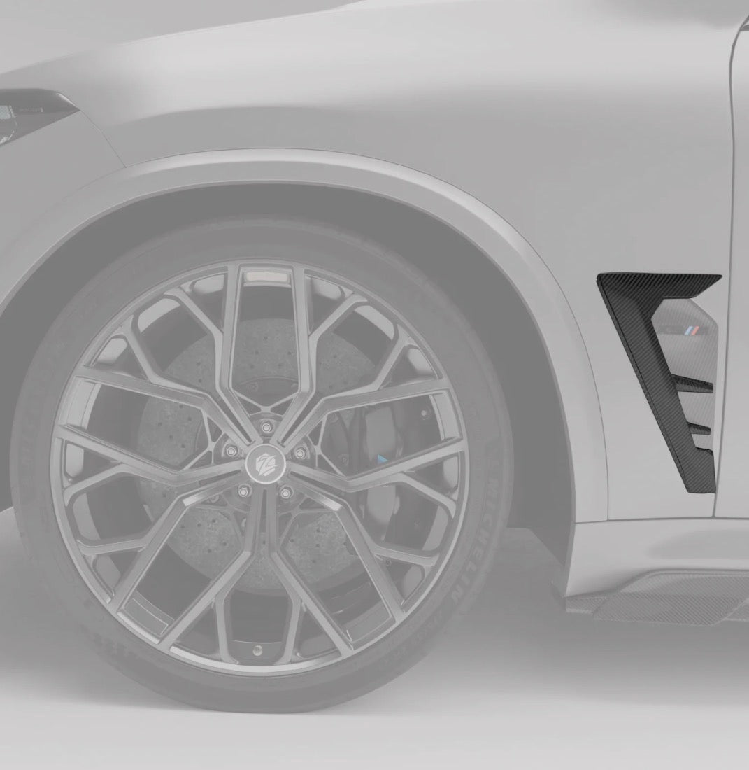 CPG RV Side Vents passend für BMW X5 M F95 am vorderen Kotflügel