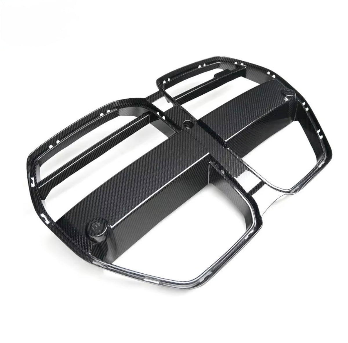 CPG+ V4 Carbon Kühlergrill für BMW M3 G80 G81 und M4 G82 G83 in Schrägansicht