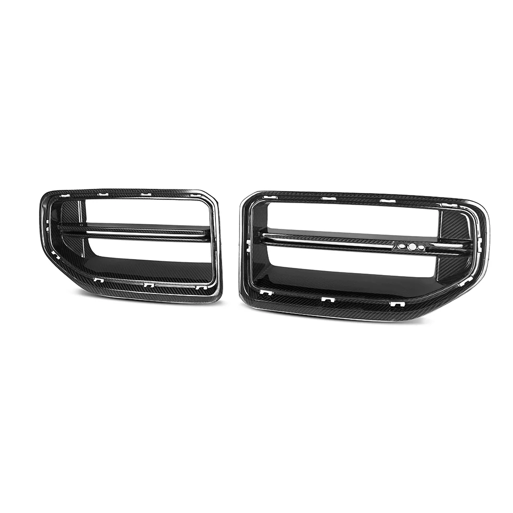 Carbon Frontgrill Set im V5 Design für BMW M2 G87 Coupé mit hochwertiger Carbonstruktur