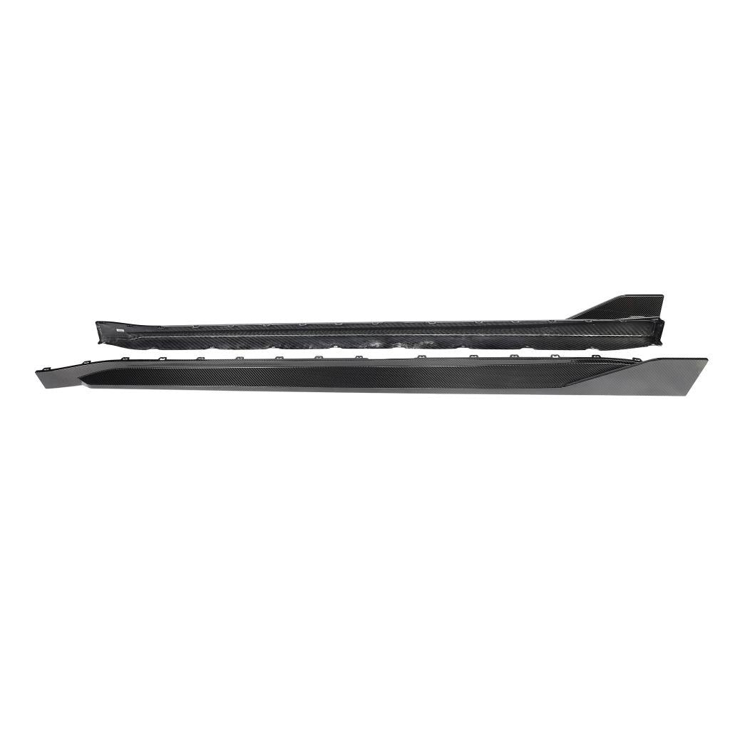 CPG+ V9 Seitenschweller aus Dry-Carbon passend für BMW M3 G80 und G81 Touring – hauseigenes Design von CPG x CAR THINGS LTD