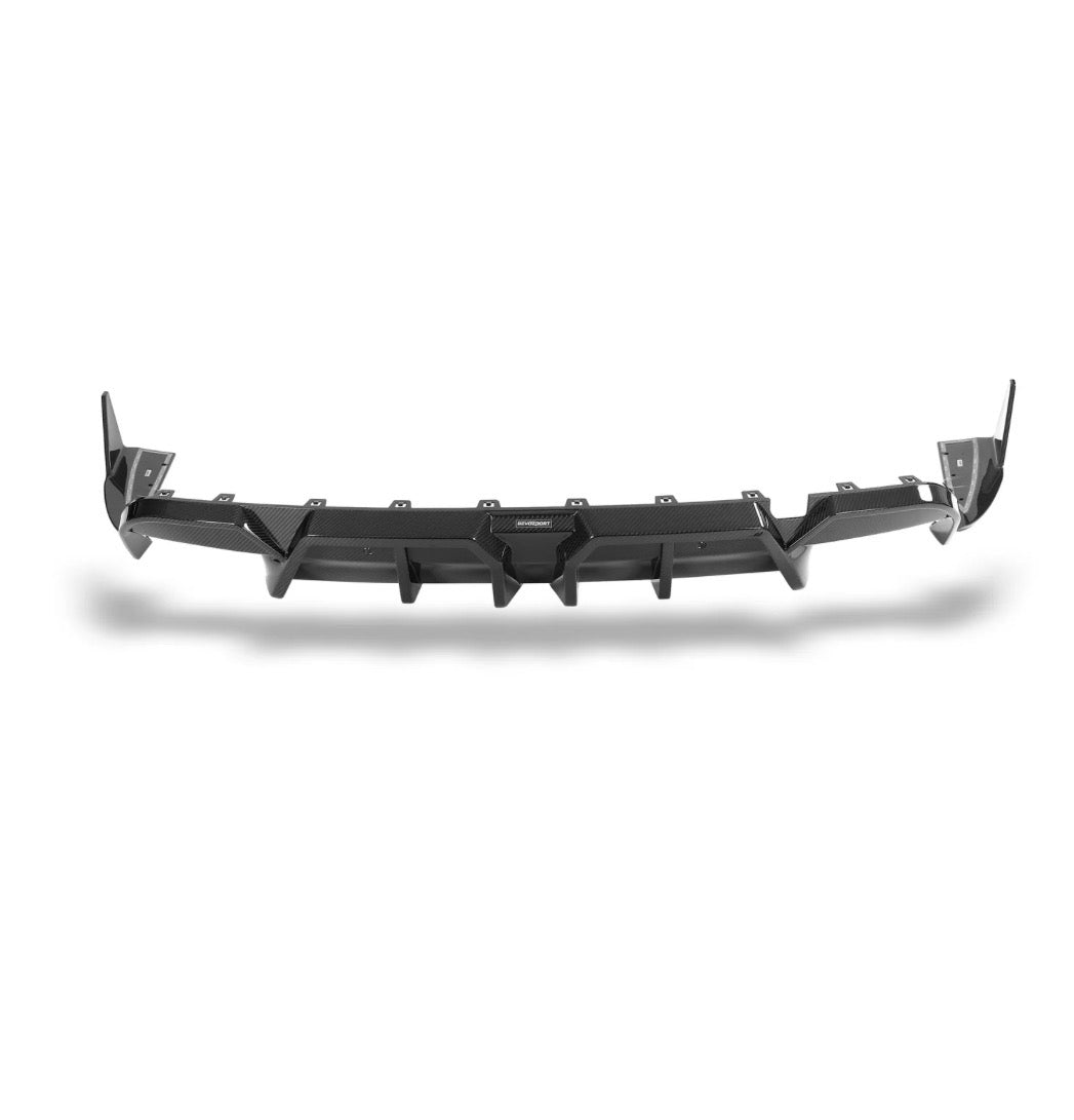 RV Heckdiffusor aus Dry Carbon passend für BMW X5 M F95 Pre-LCI und LCI