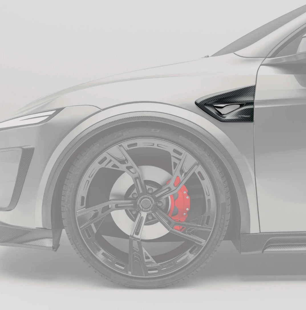 CPG x RV Carbon Kotflügel-Lüftungsblenden für Tesla Model Y Juniper 2025