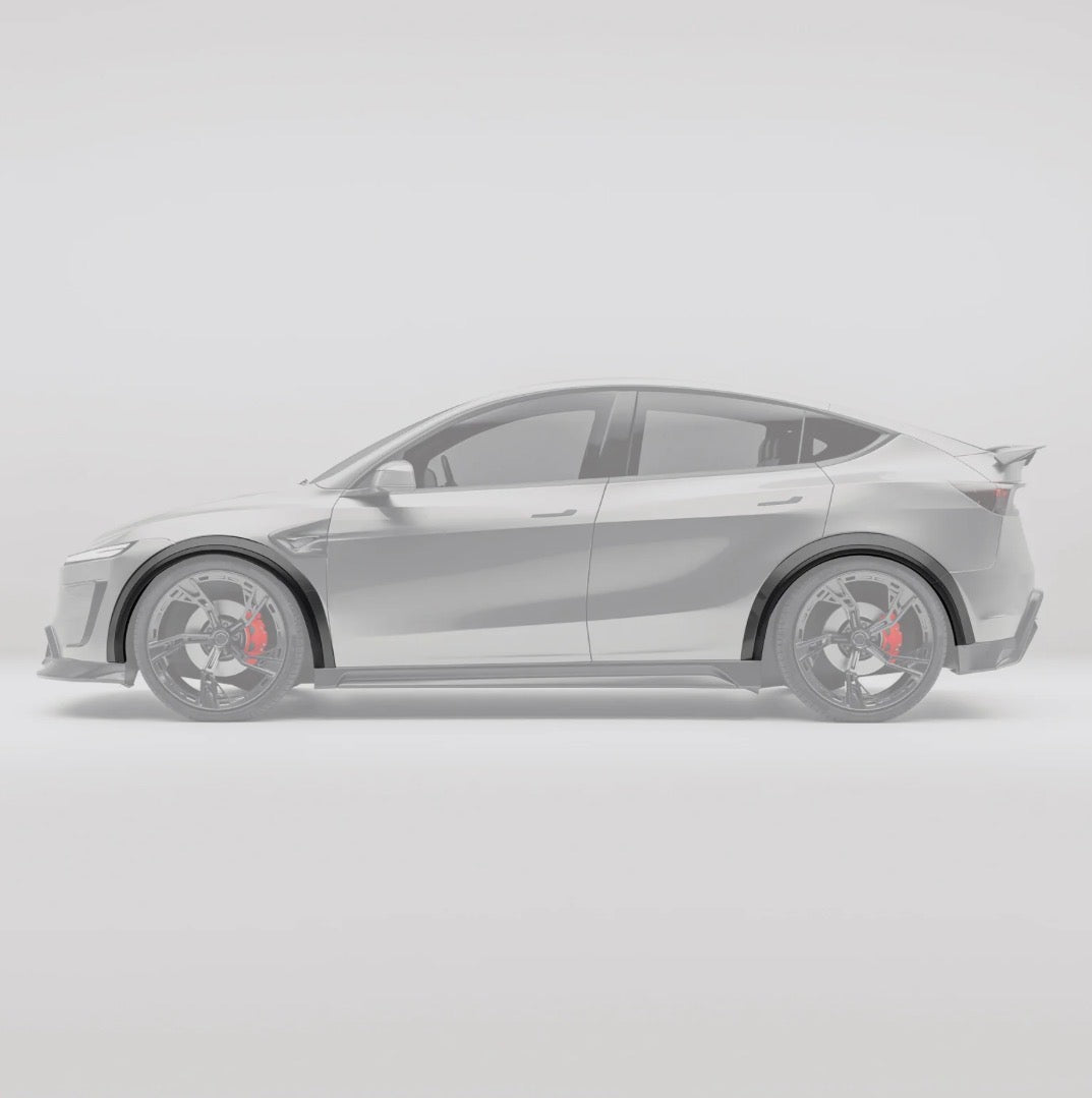 Carbon Radlaufverbreiterung V1 für Tesla Model Y Juniper ab 2025